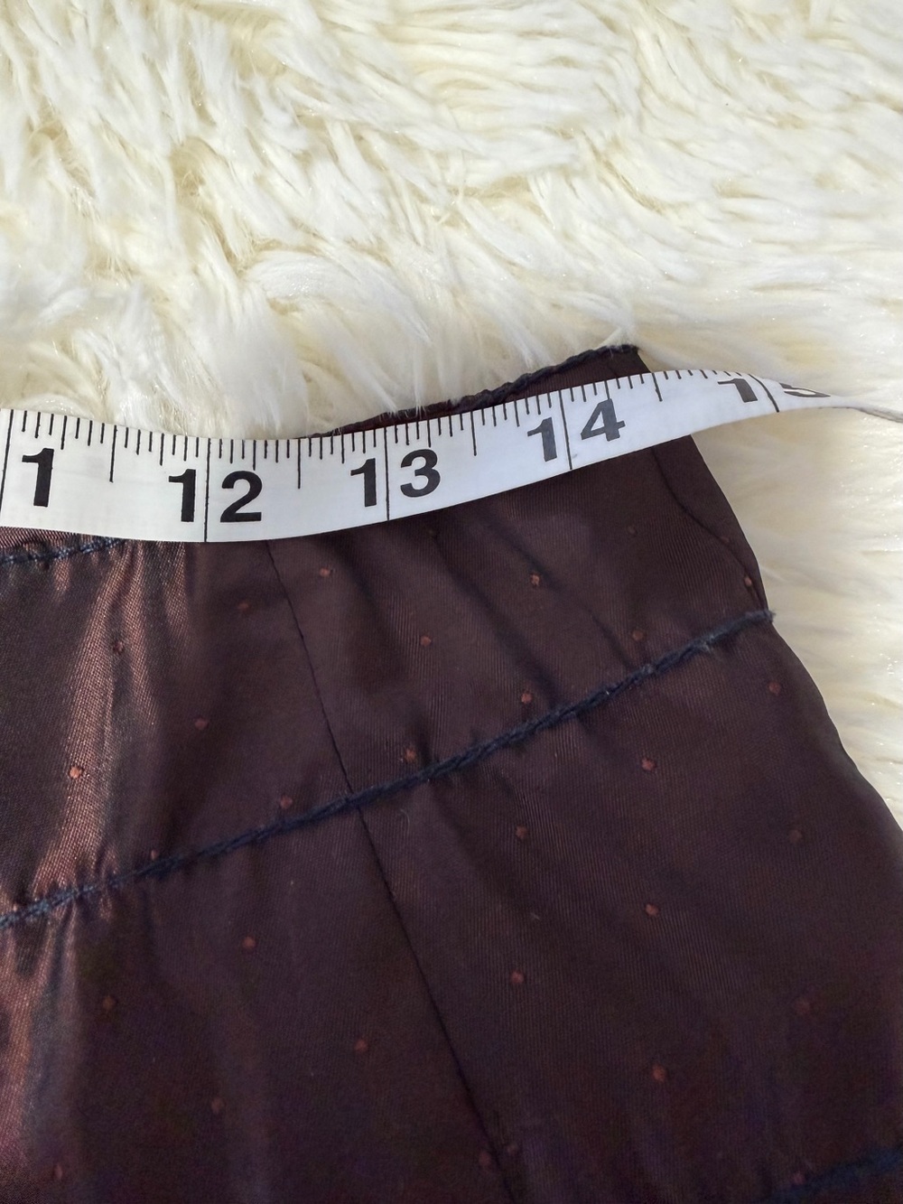 Max Studio Jacquard Floral Skirt Brown Size Small Metallic VTG boho Flared - Picture 6 of 7